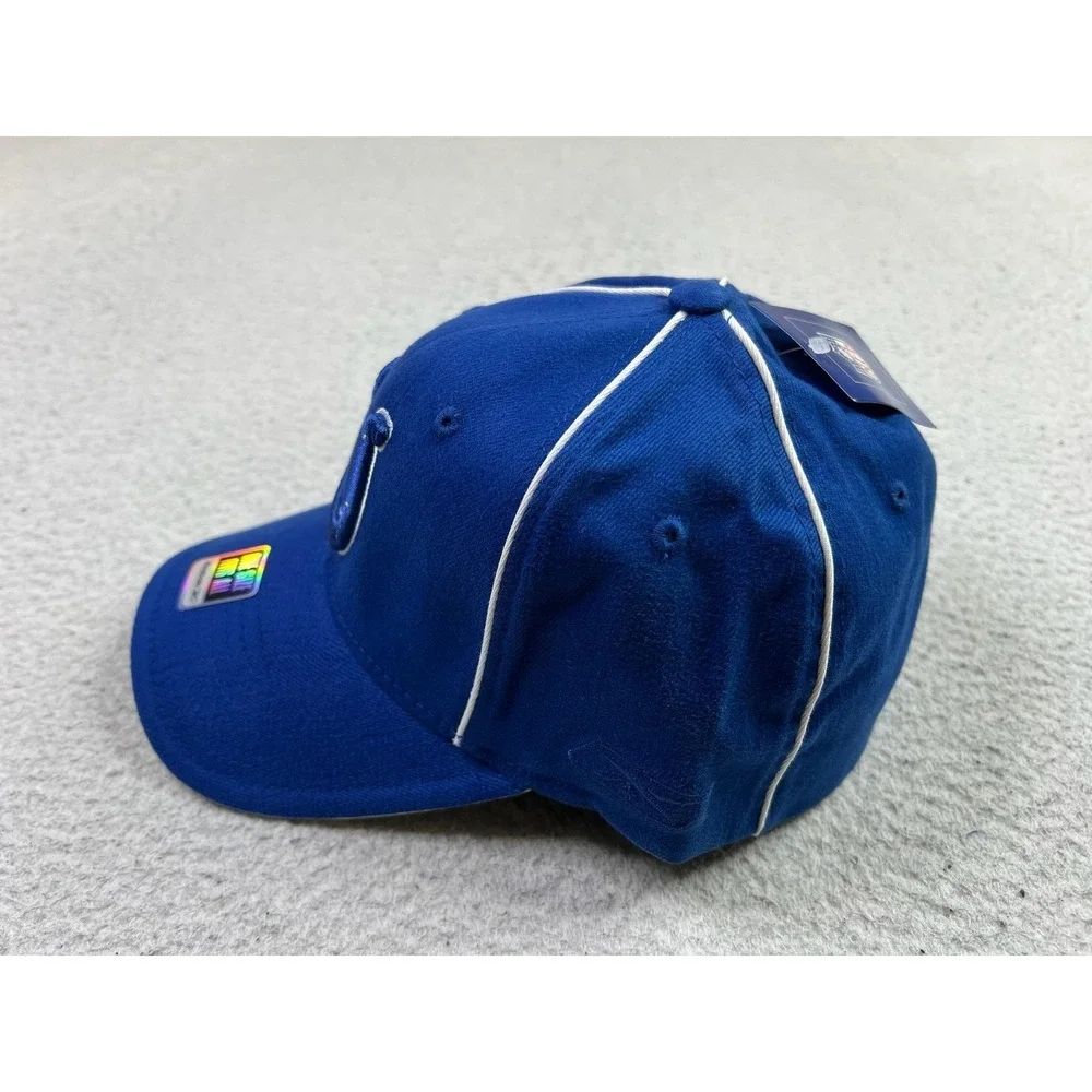 Indianapolis‎ Colts Hat Cap Fitted Mens One Size NFL Football Pinstripe Reebok